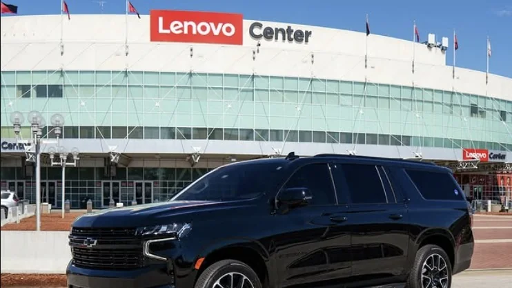 Sleek Transportation Suburban at Lenovo Center