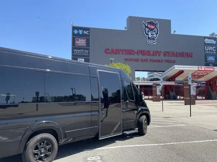 Sleek Transportation fleet vehicle, NC State