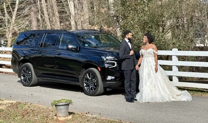 Sleek Transportation wedding day service